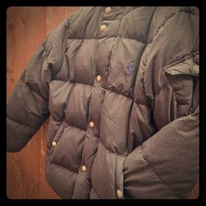 Goose down winter coat.